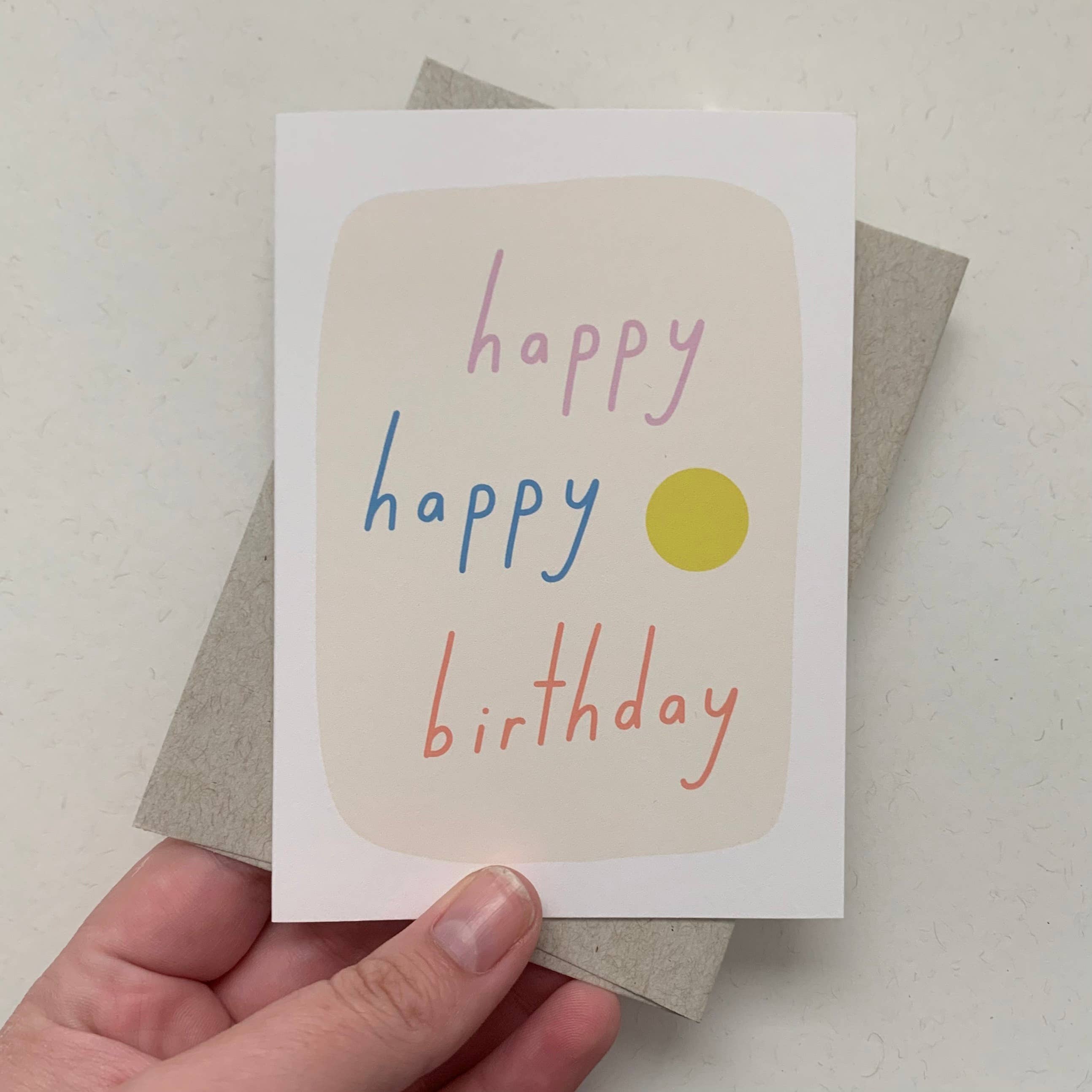 Happy Happy Birthday Card