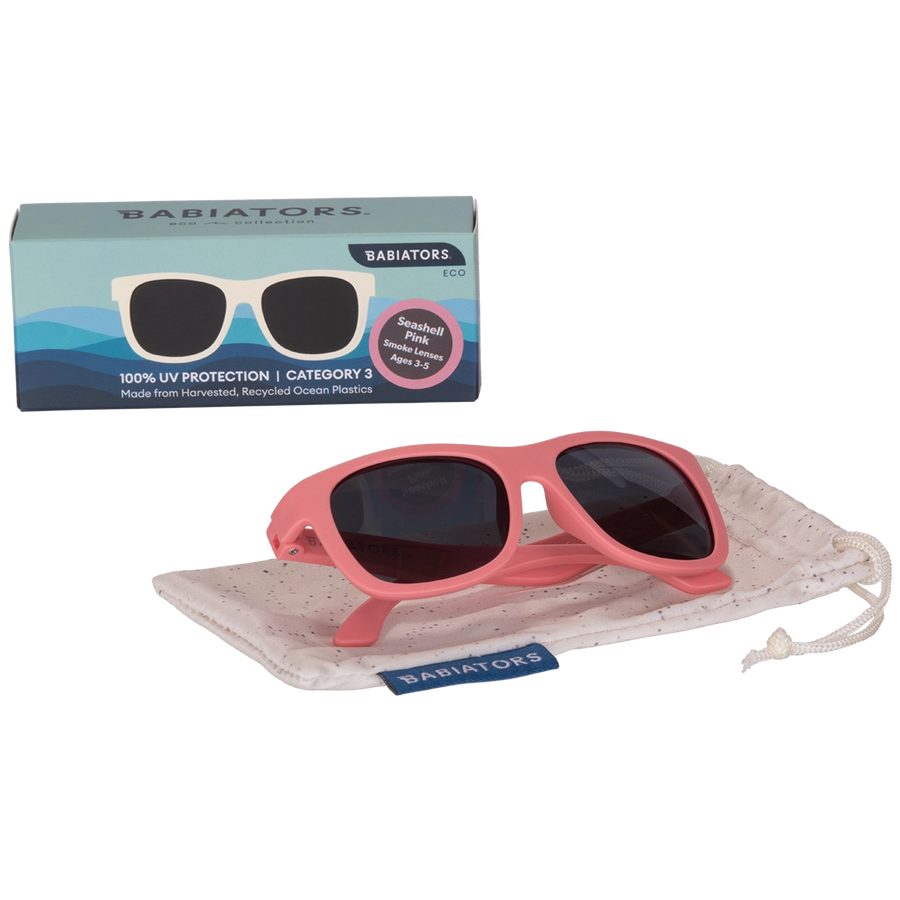 Seashell Pink Navigator Sunglasses