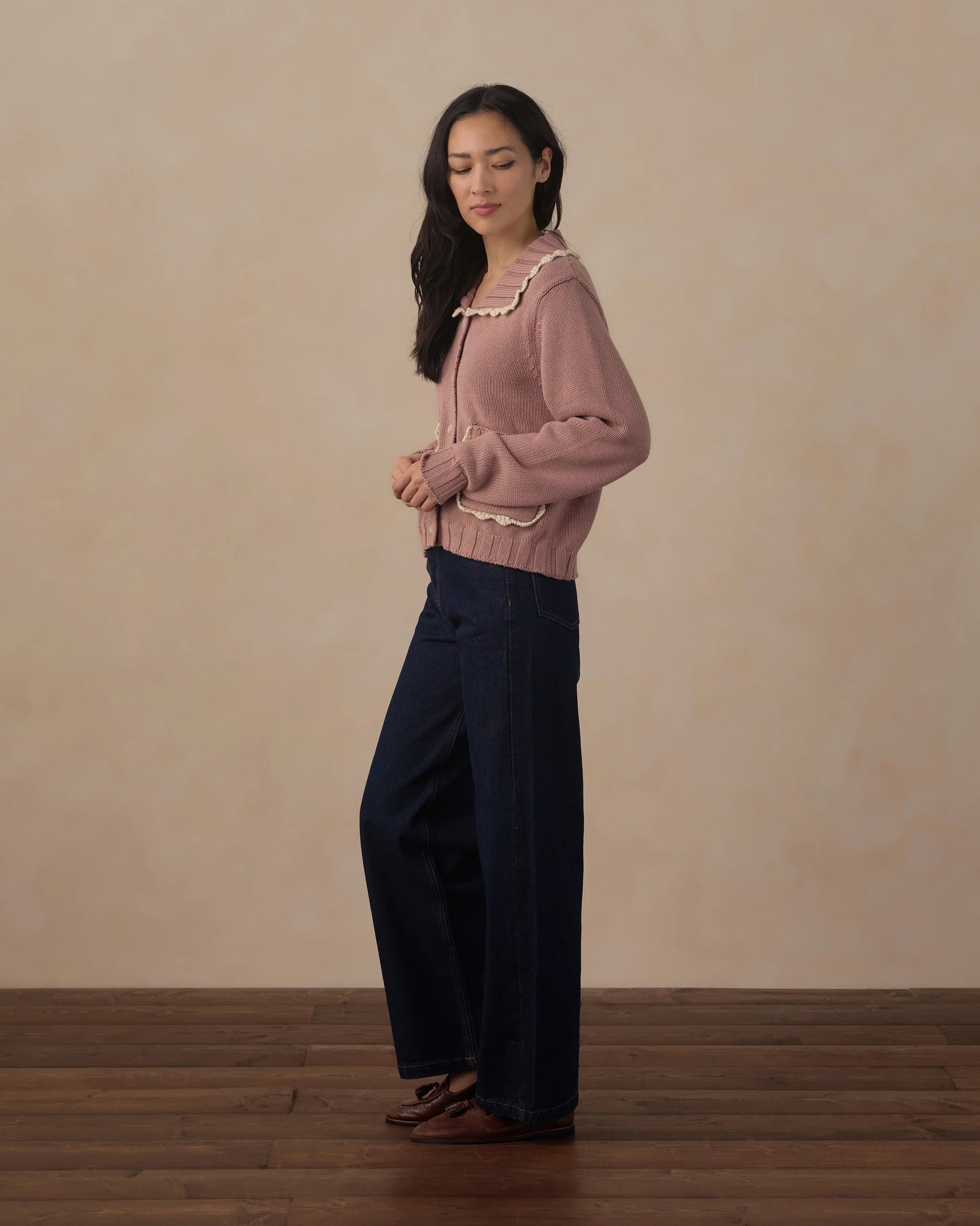 Women’s Rosewood Collared Cardigan