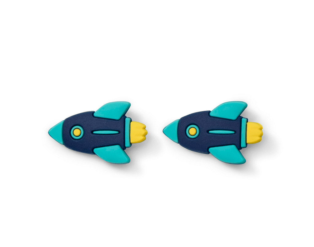 Splash Sandal Charms - Rocket Ship