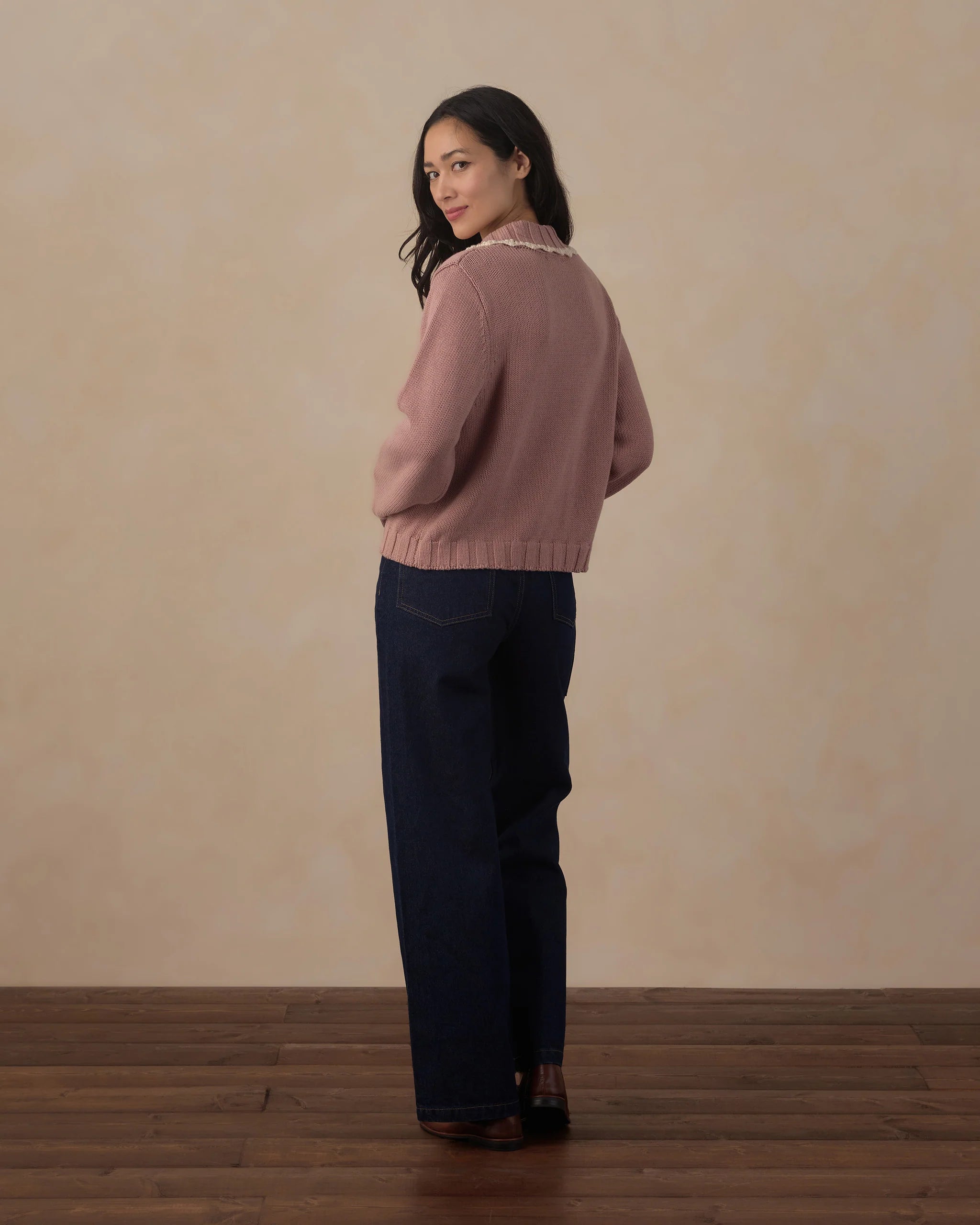 Women’s Rosewood Collared Cardigan