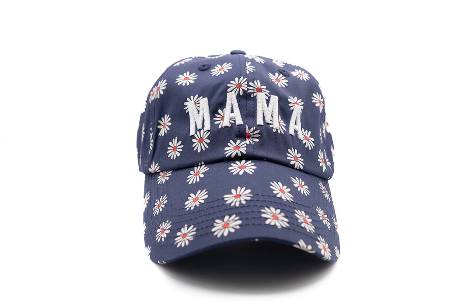Navy Daisy Mama Hat