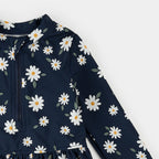 Navy Daisies Long Sleeve Rashguard Set