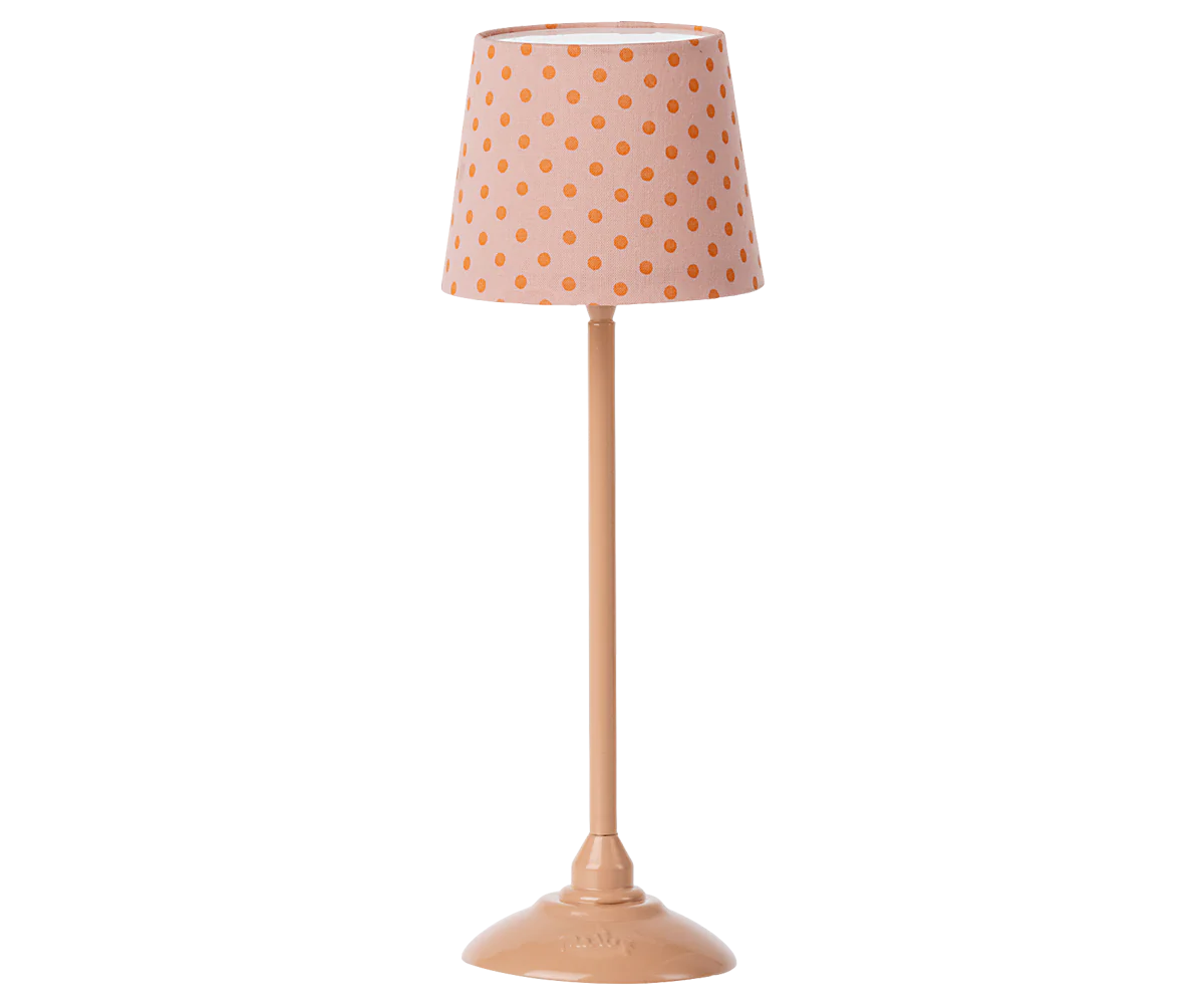 Dark Powder Polka Dot Miniature Floor Lamp