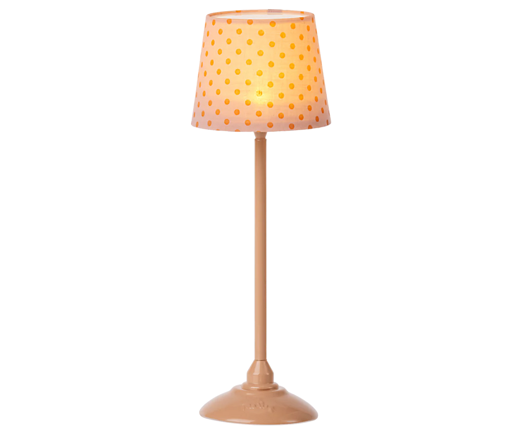 Dark Powder Polka Dot Miniature Floor Lamp