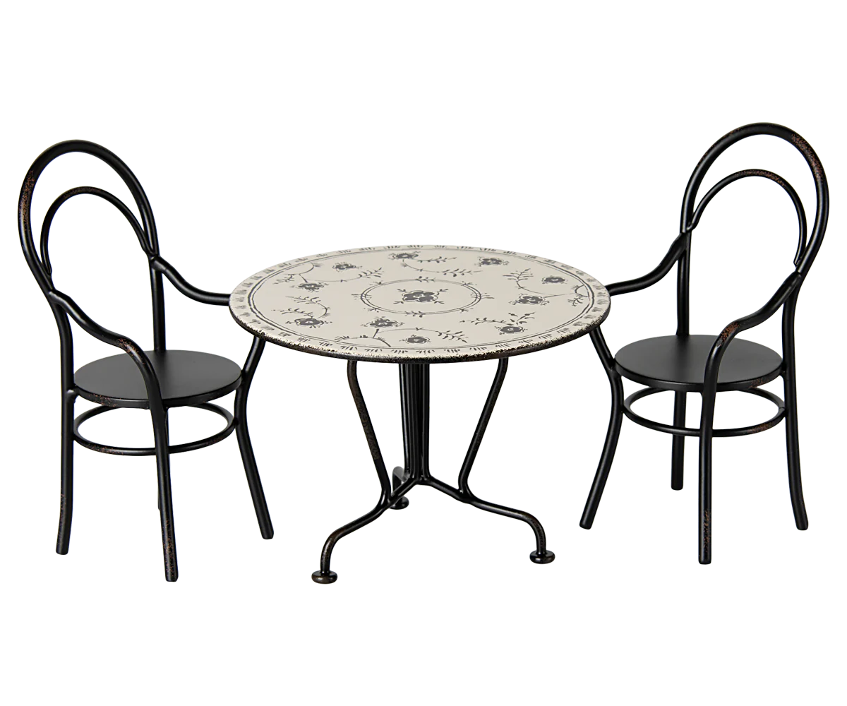 Miniature Dining Table Set (2 chairs)