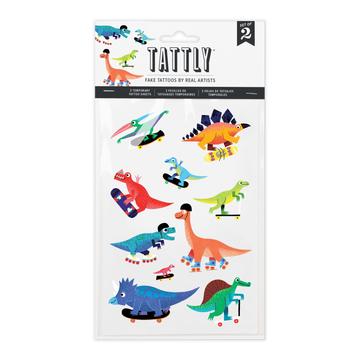 Dino Derby Tattoo Sheets