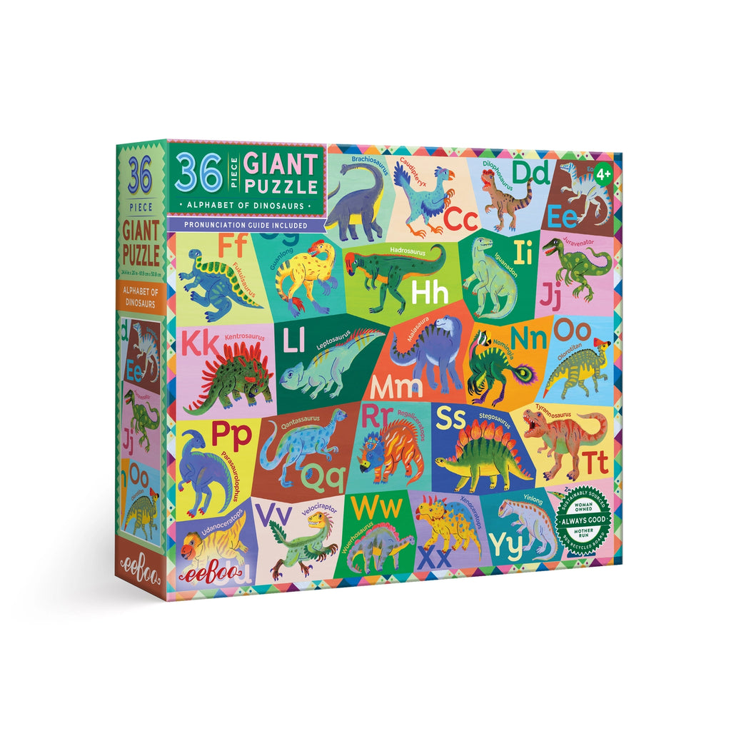 Alphabet of Dinosaurs 36 Piece Giant Puzzle