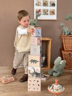 1-2-3 Nesting Block Pyramid - Dino