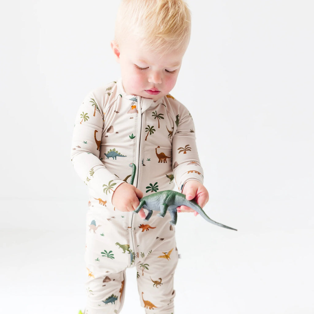 Prehistoric Dinosaurs Zip Romper