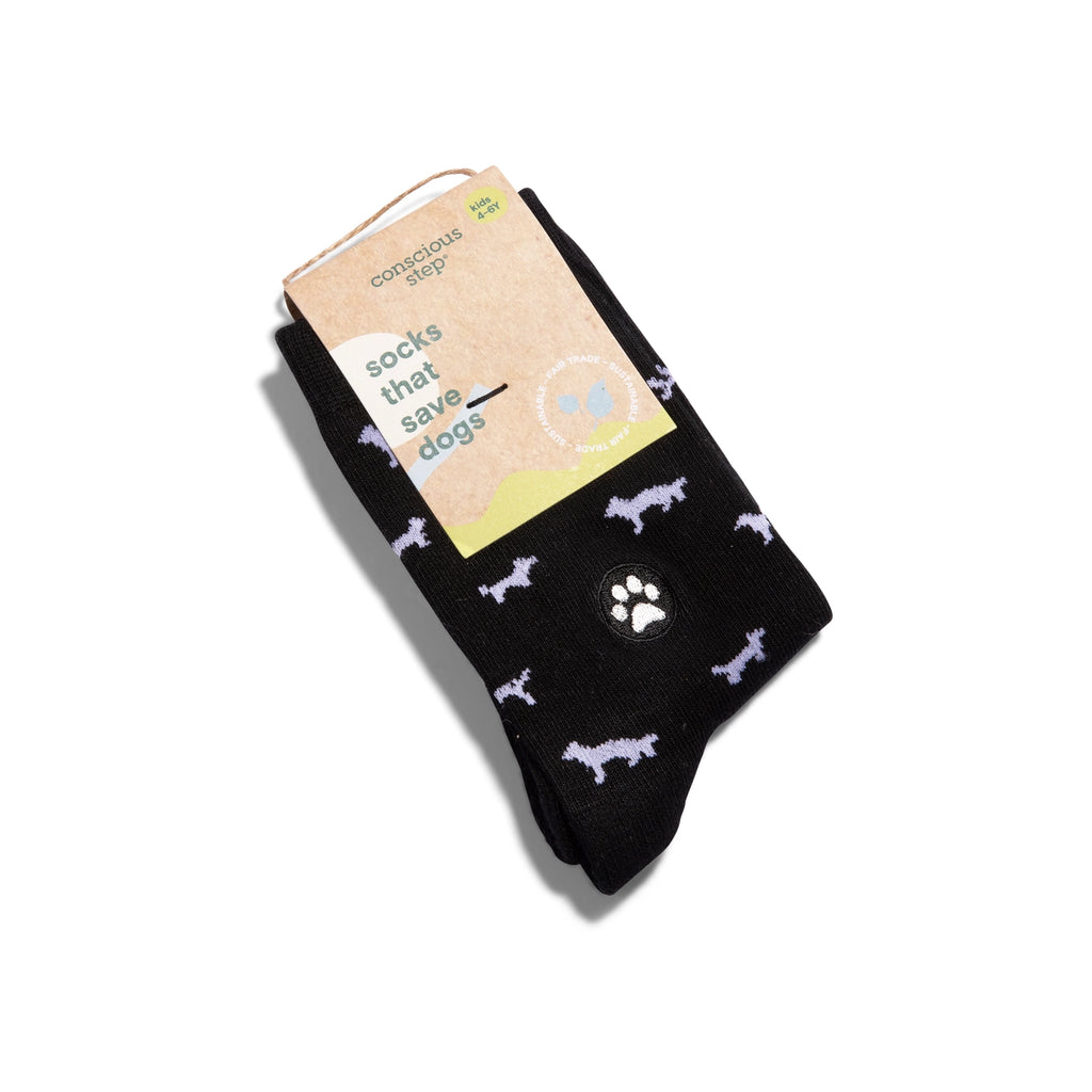 Socks That Save Dogs - Black Dogs