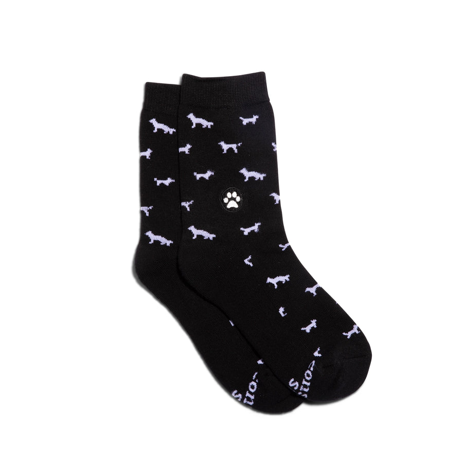 Socks That Save Dogs - Black Dogs