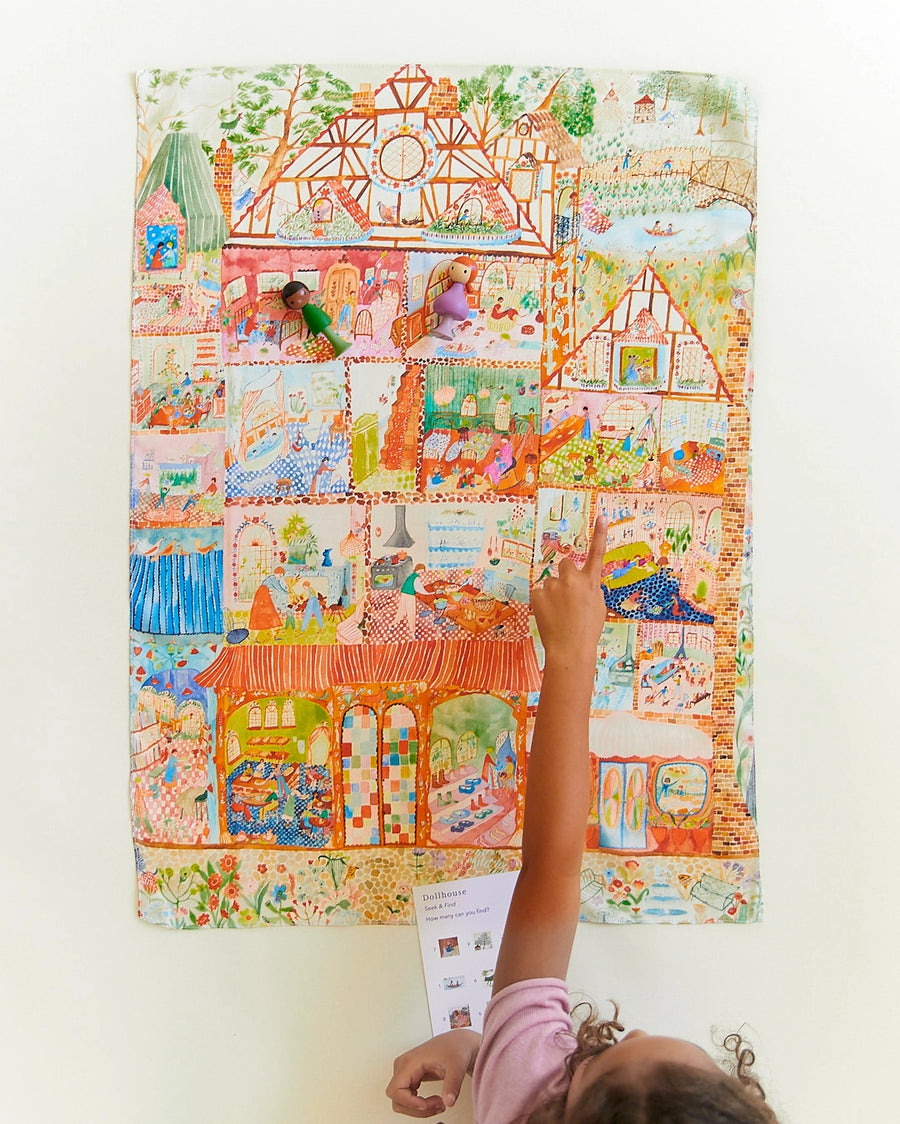 Dollhouse Seek & Find Playsilk