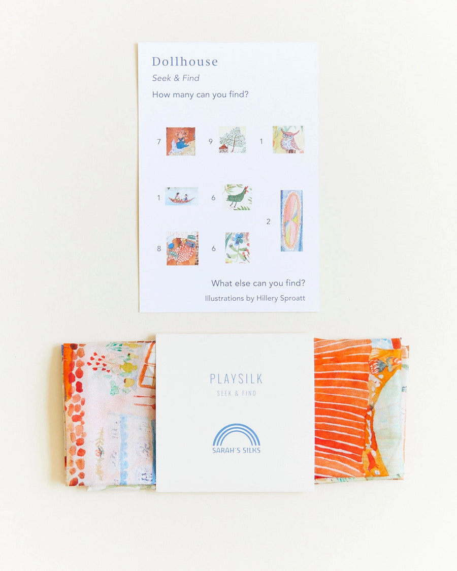 Dollhouse Seek & Find Playsilk