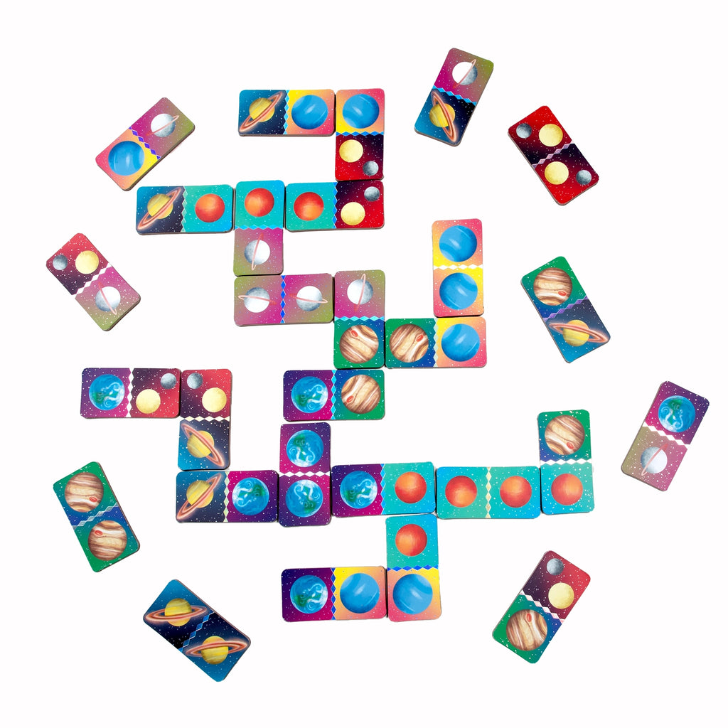 Space Shiny Mini Dominoes