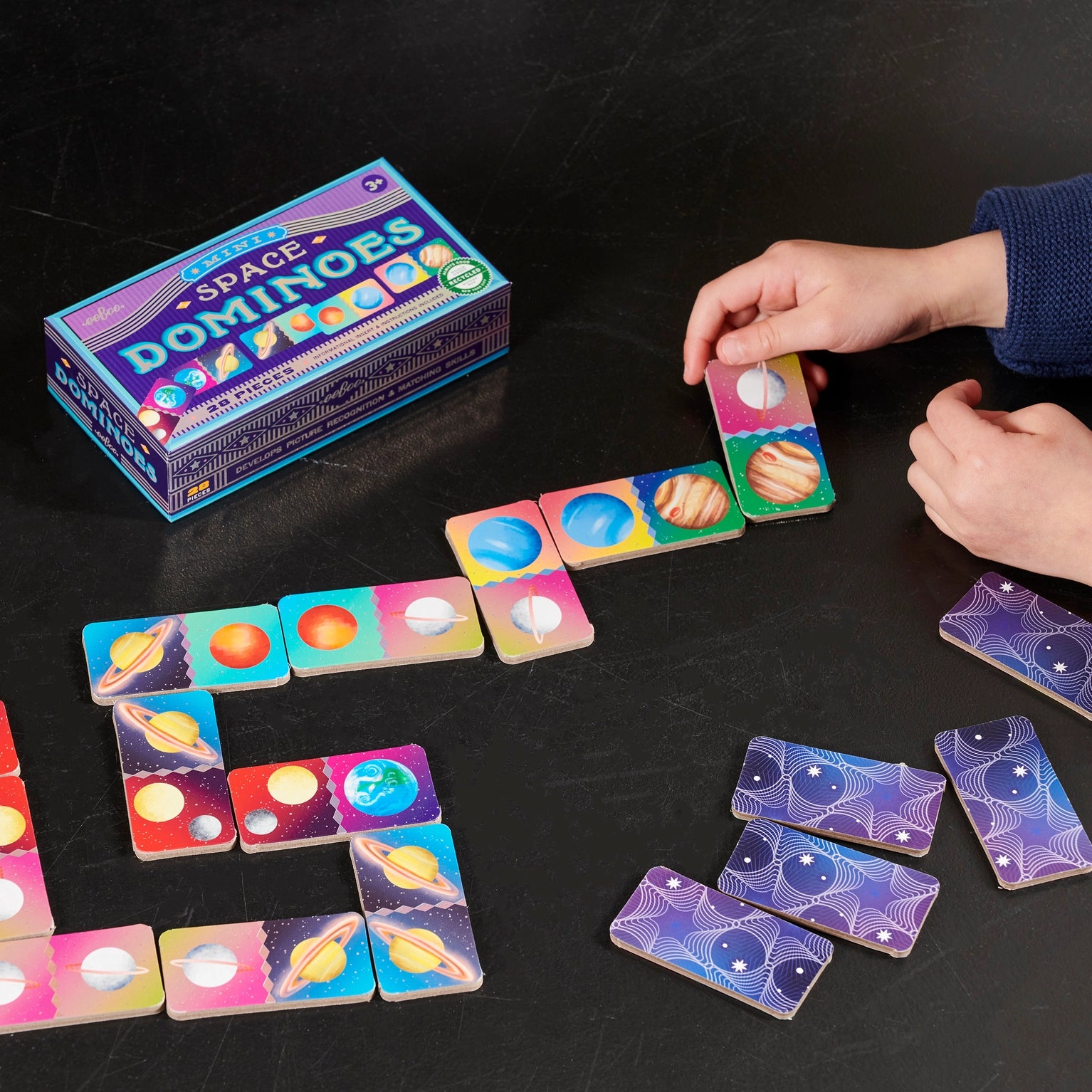 Space Shiny Mini Dominoes