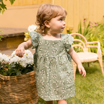 Exotic Flowers Dress Set