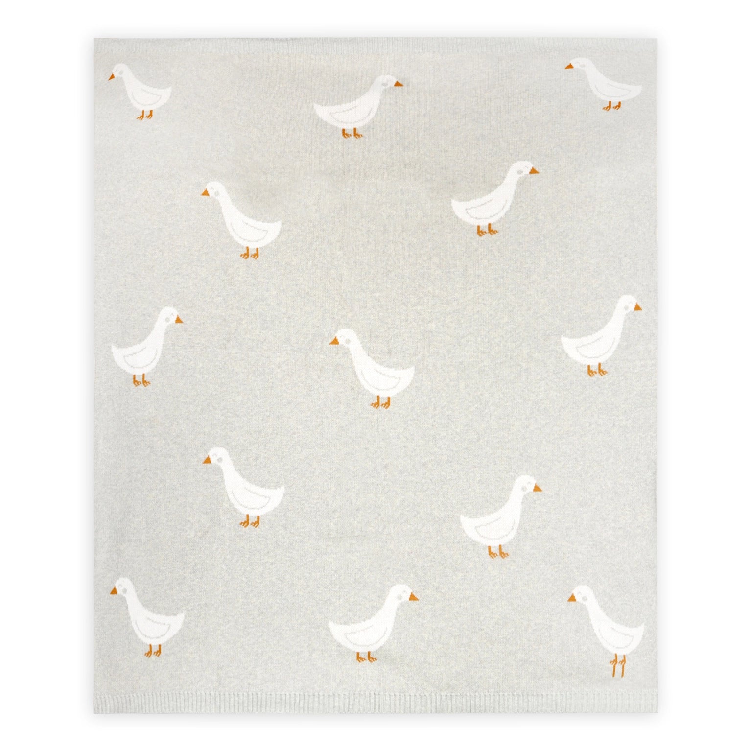 Organic Sweater Knit Blanket - Duck Waddle