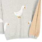 Organic Sweater Knit Blanket - Duck Waddle