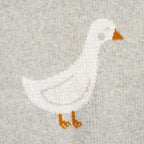 Organic Sweater Knit Blanket - Duck Waddle