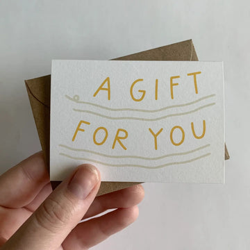 A Gift For You Tiny Enclosure Card