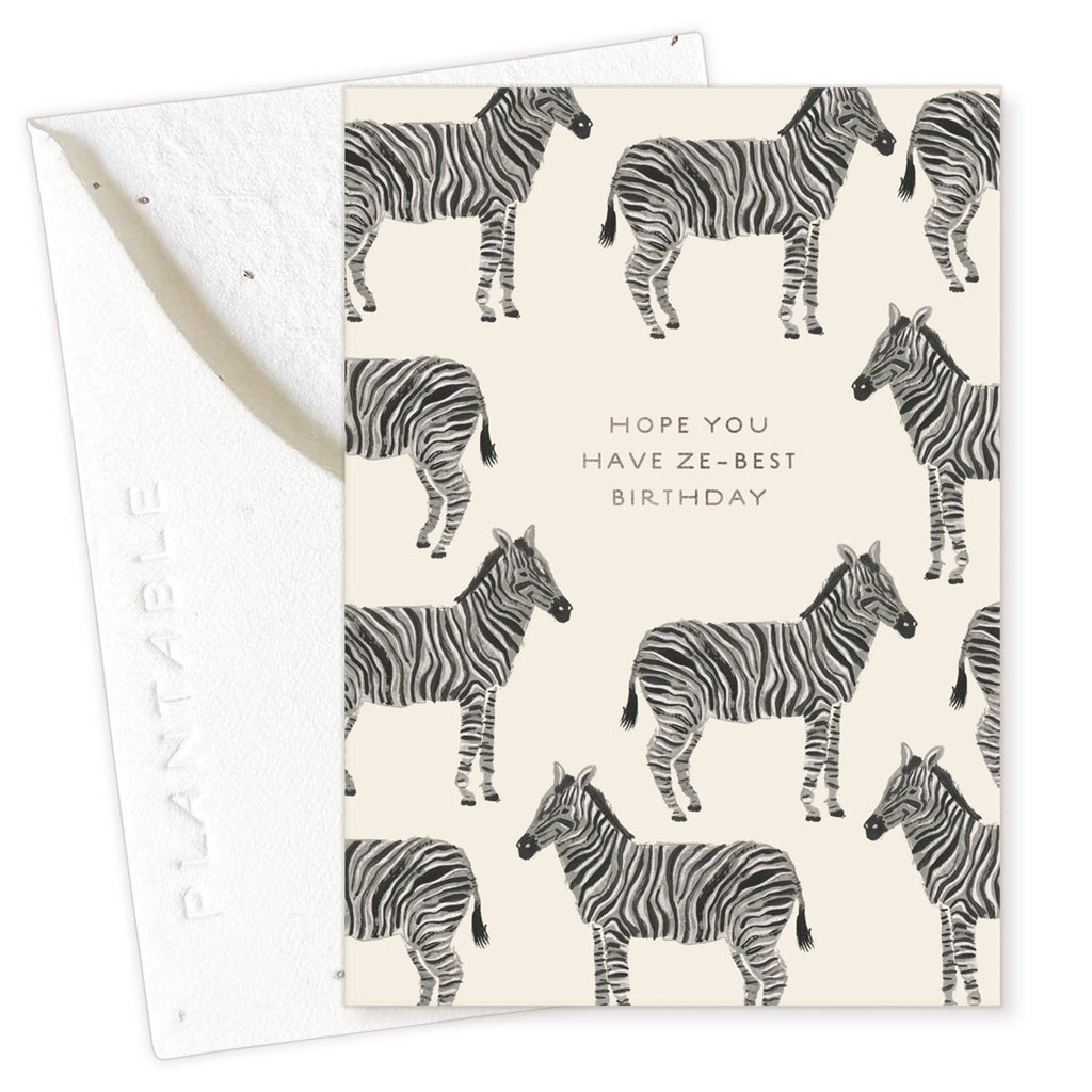 Ze-best Birthday Mini Greeting Card