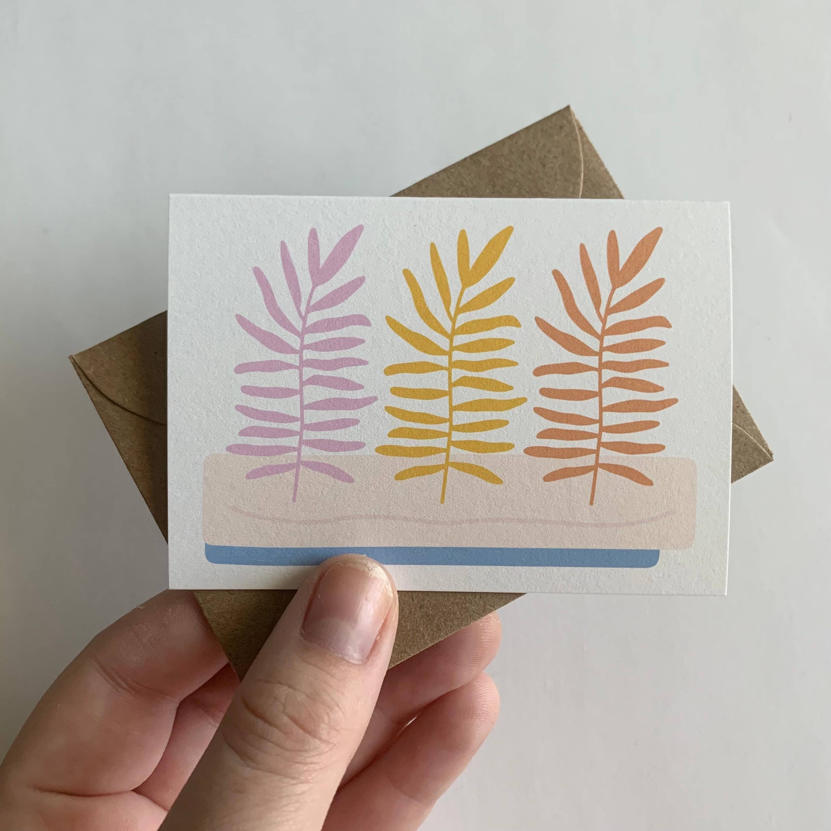 Rainbow Palm Tiny Enclosure Card