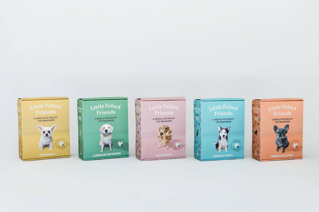 Little Felted Friends: Labrador Retriever Needle-Felting Kit
