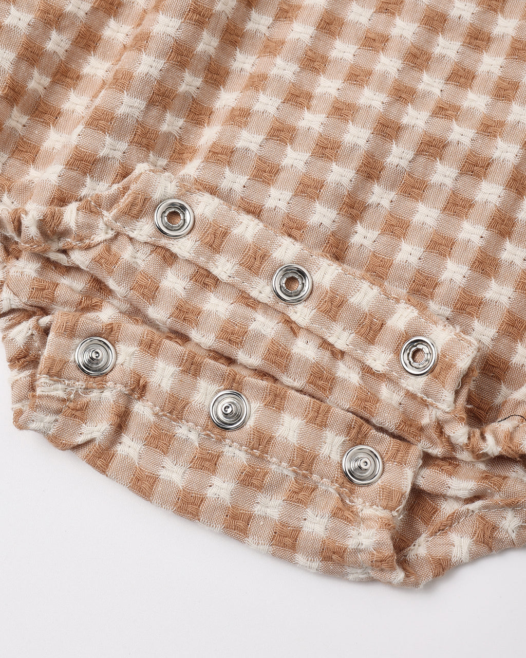 Fawn Gingham Colette Romper