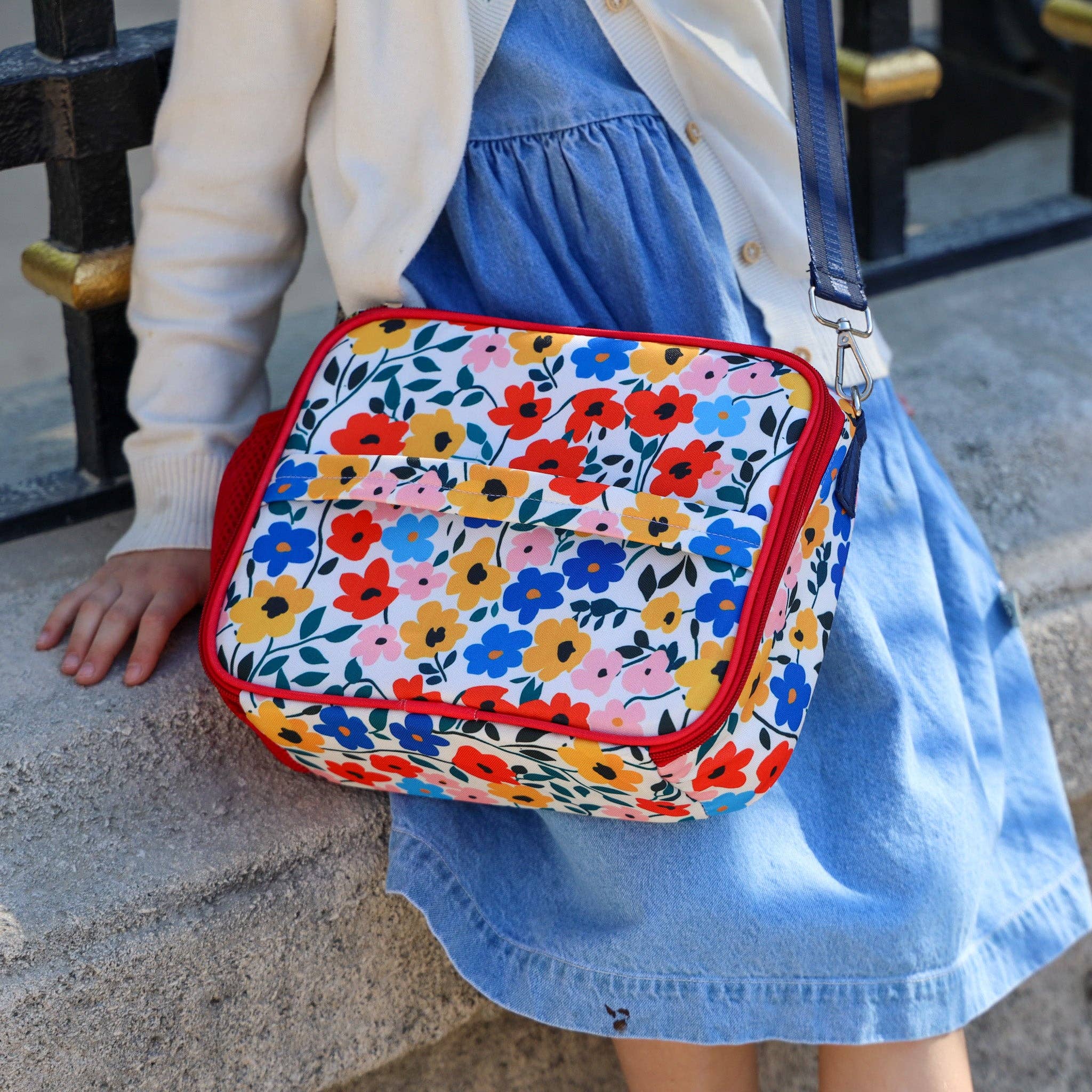 Yumbox Insulated Lunch Bag - Liberty Poppy Flowers Print