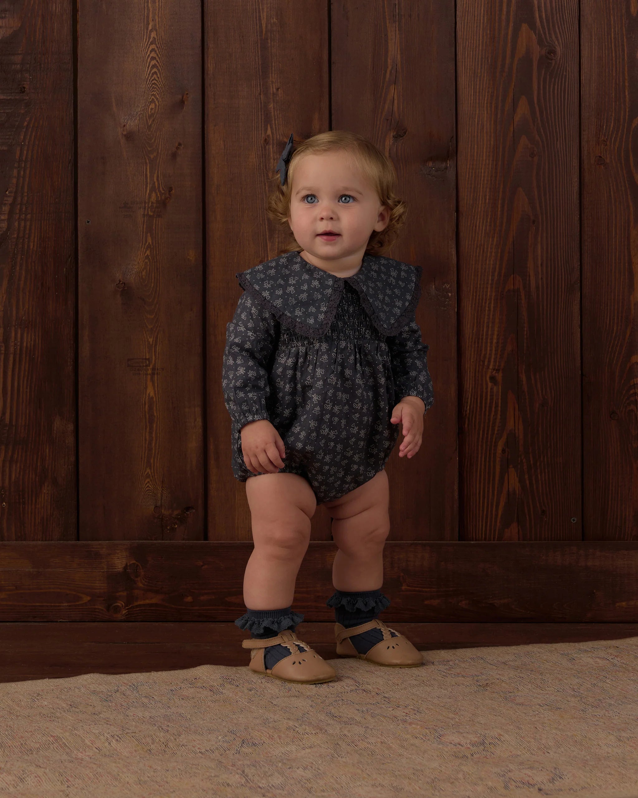 Heart Ditsy Fern Romper