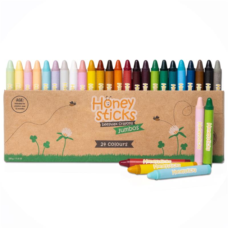 Beeswax Jumbo Crayon Pack (set of 24)