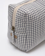 Midnight Gingham Toiletry Bag