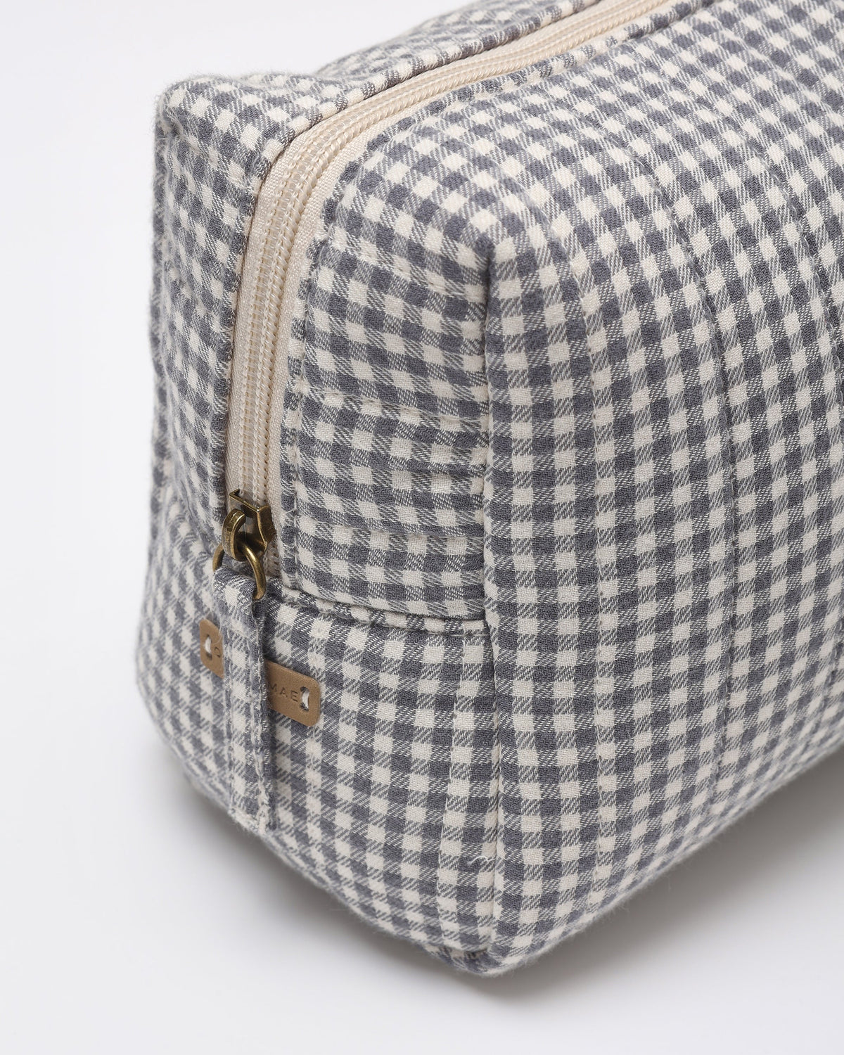 Midnight Gingham Toiletry Bag