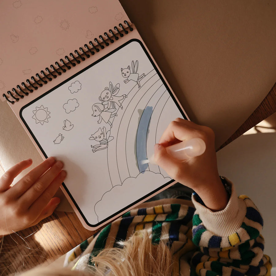 Reusable Water Color Pad - Fairies