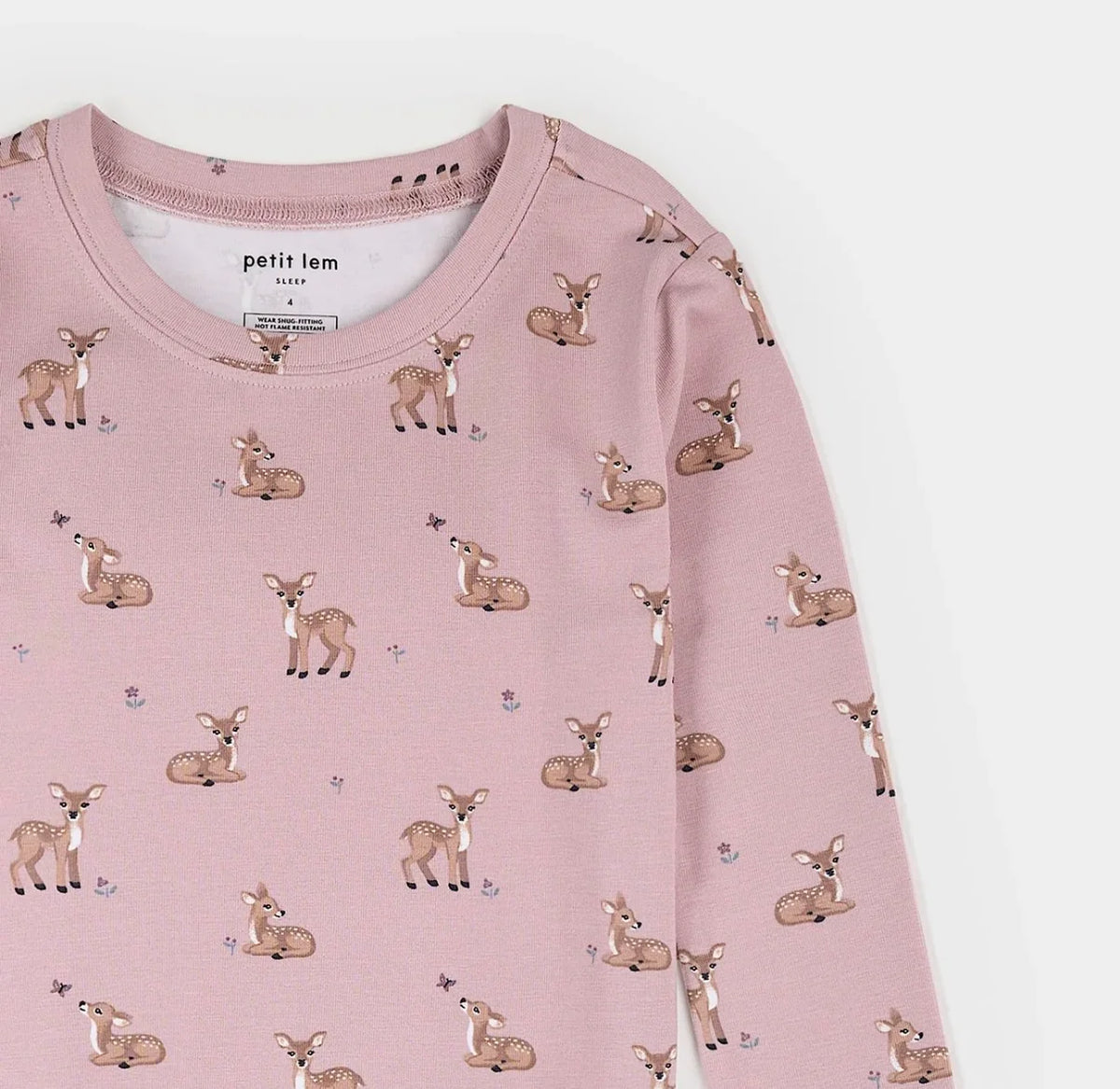 LunaKnit Fall Fawns Pajama Set