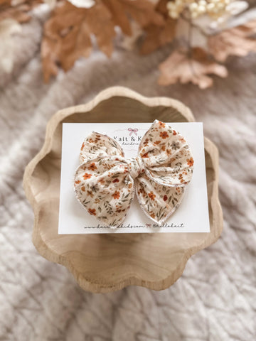 Mini Fable Bow Headband - Perfect Fall Floral