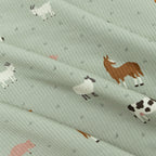 Farm Animals Ribbed Two-Piece Set