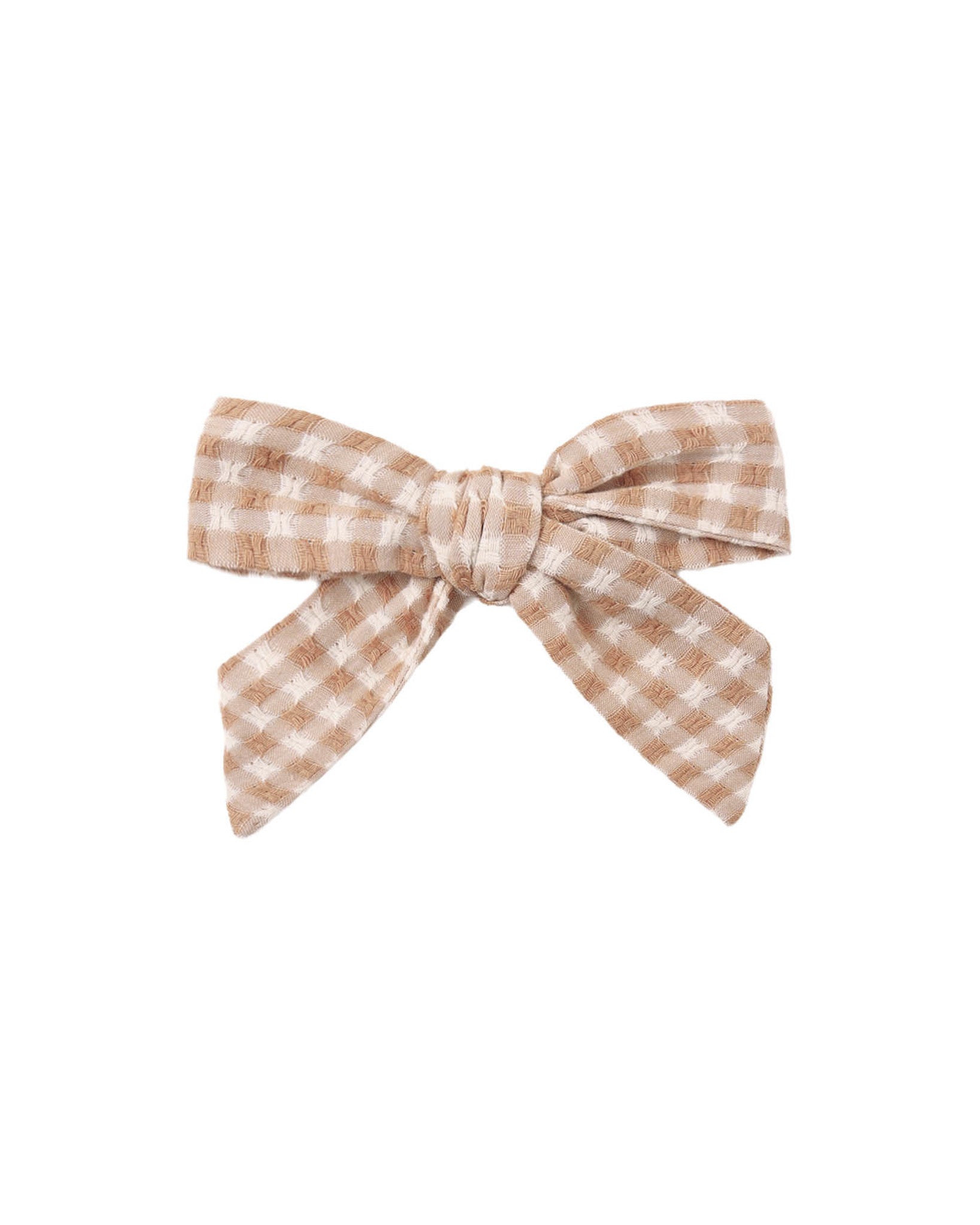 Fawn Gingham Bow