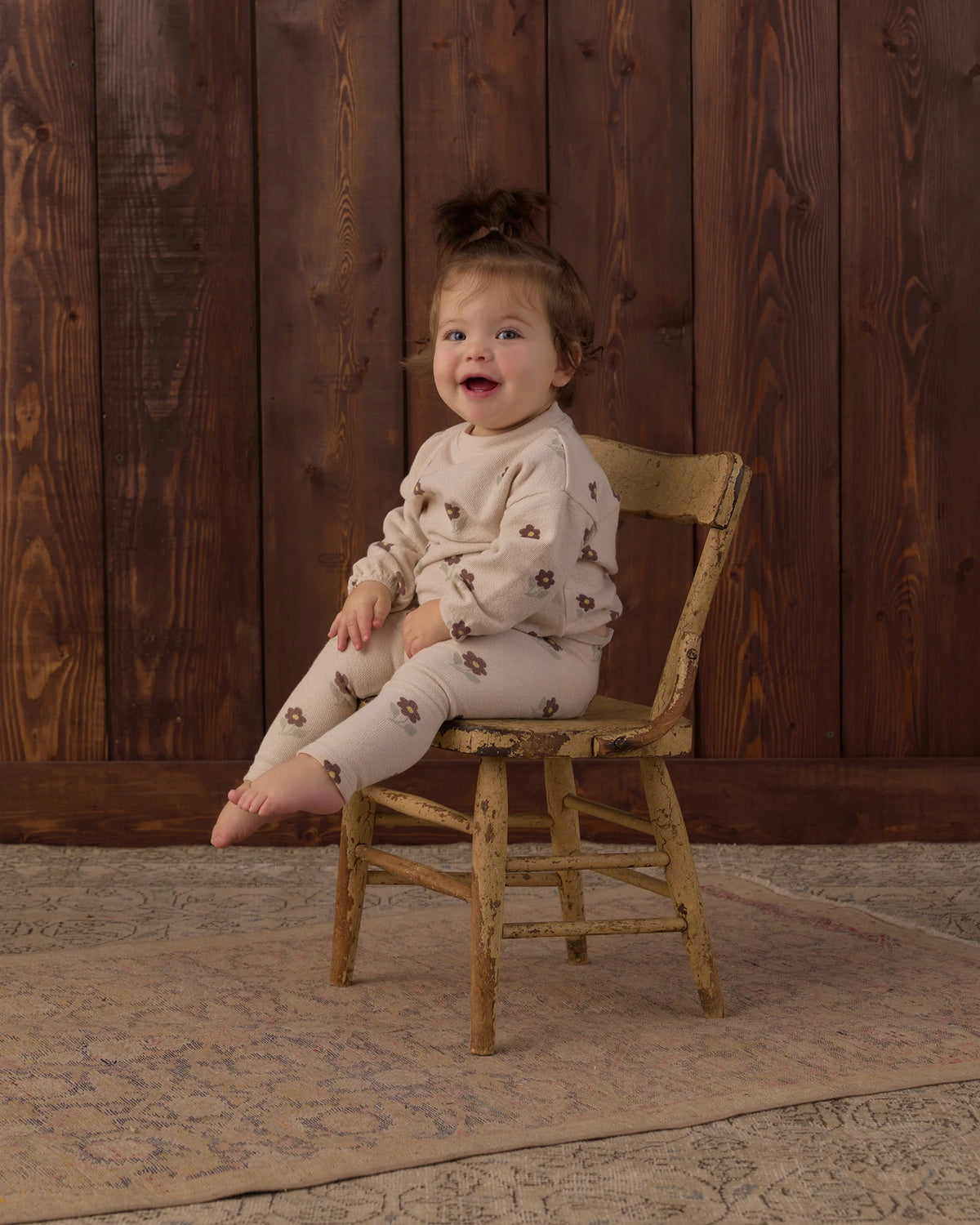 Petal Daisy Spongey Knit Set