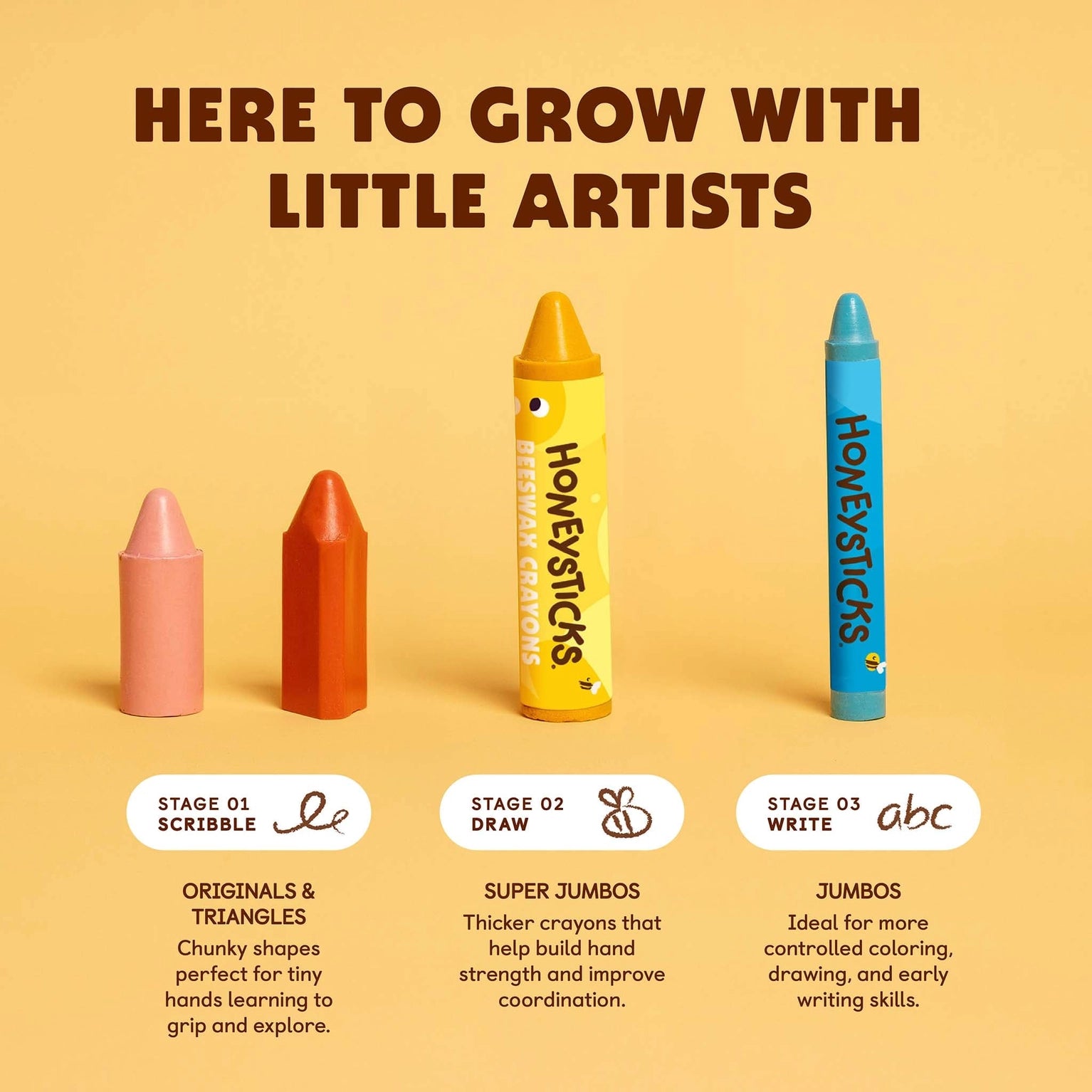 Original Beeswax Crayons - 10 pack