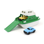 Ferry Boat - Green and White
