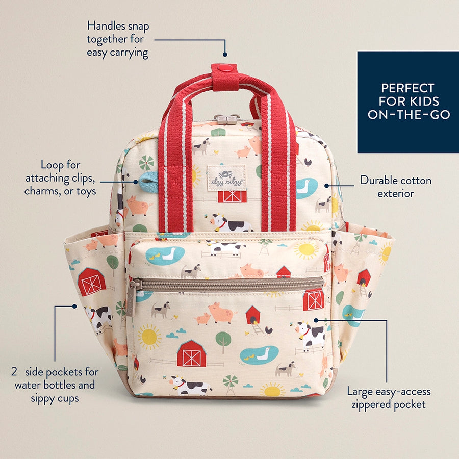 Itzy Bitzy Backpack - Farm Friends