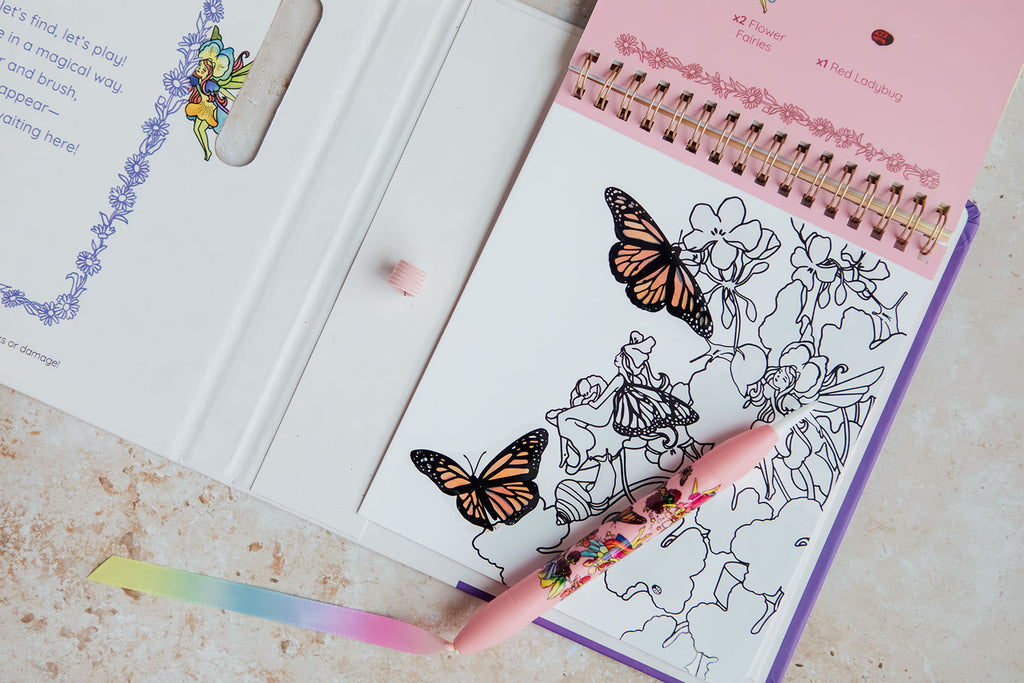 Watercolor with Me: Flower Fairies (A Reusable Coloring Book)