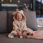 Organic Bear Robe - Fog