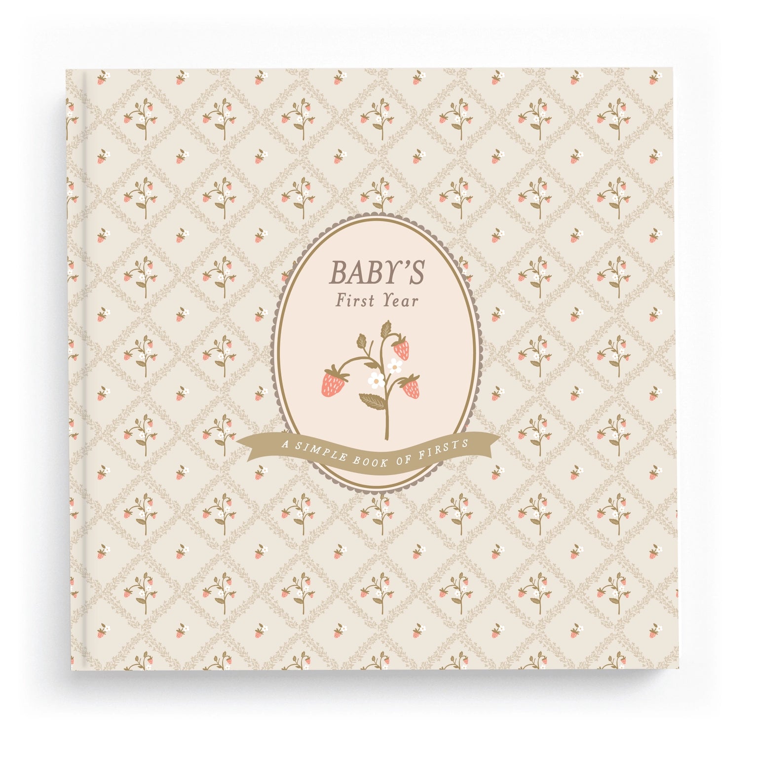 Cottage Garden Baby Memory Book