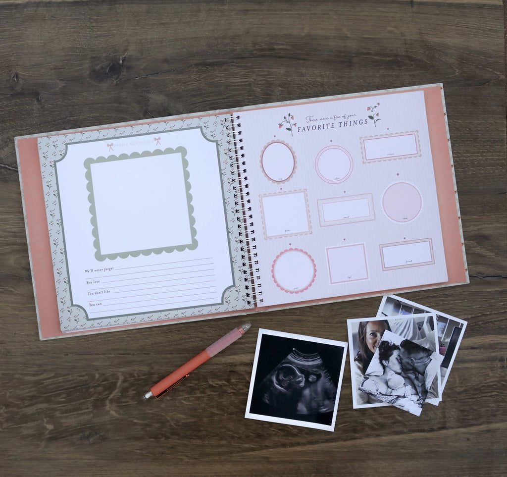 Cottage Garden Baby Memory Book