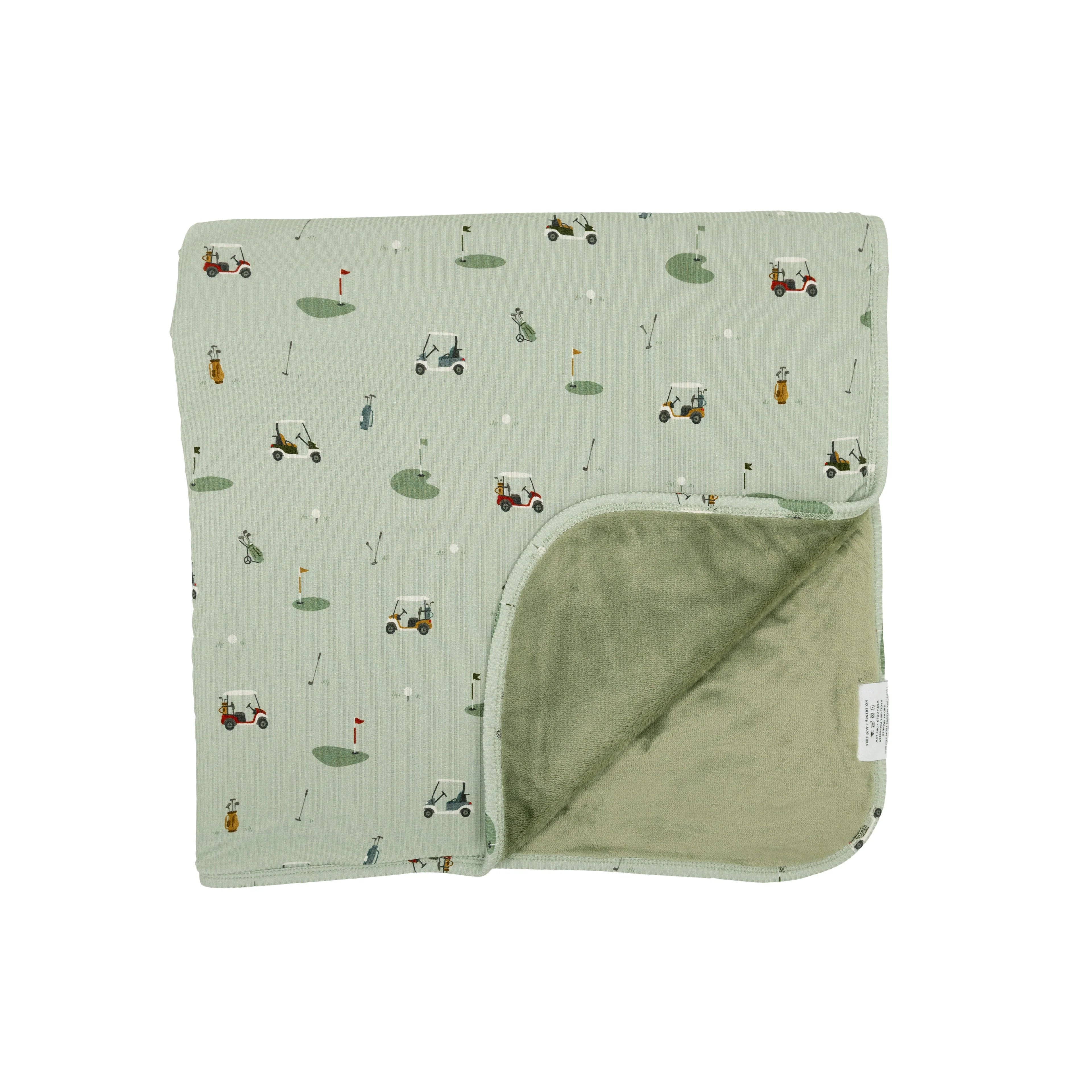 Golf Ribbed Toddler Blanket