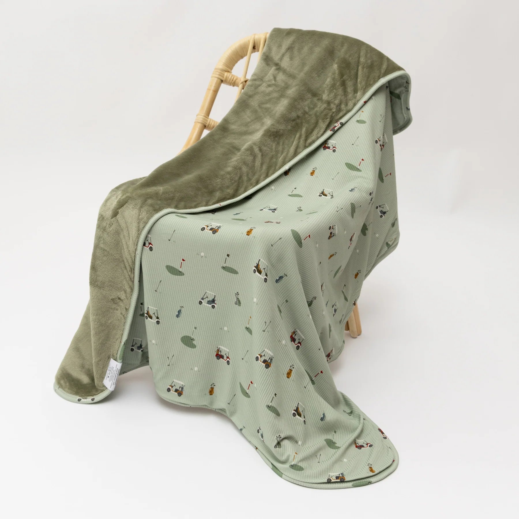 Golf Ribbed Toddler Blanket