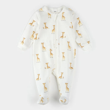 Giraffe Zipper Footie